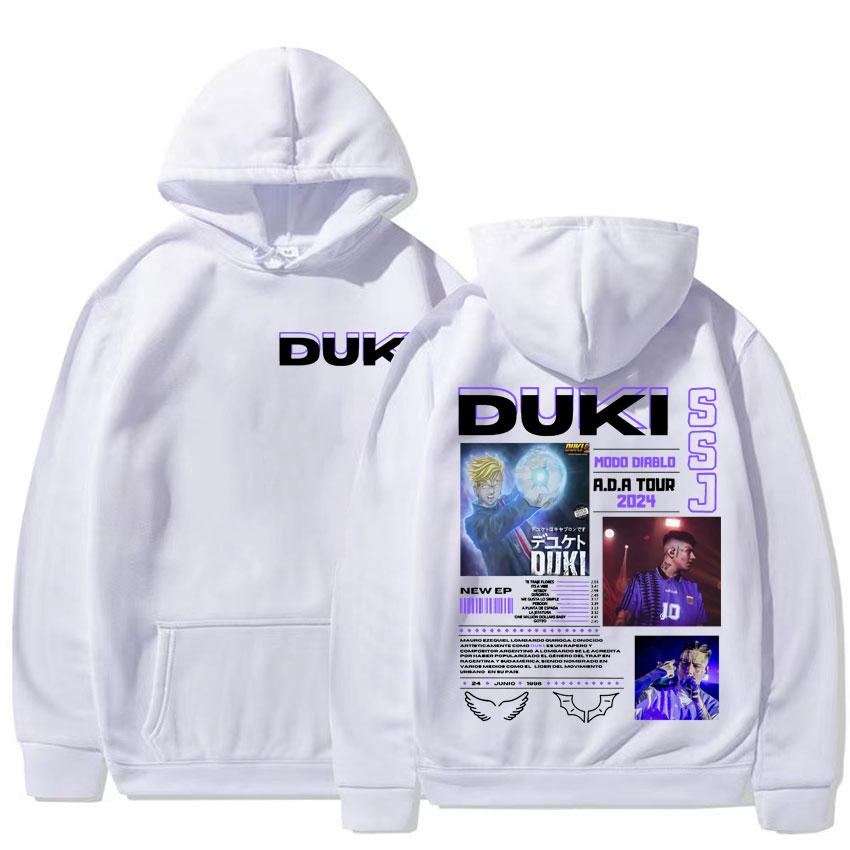 Rapper Duki ADA Album Tour 2024 Merch Hoodies Men Women Casual Oversized Hoodie Vintage Harajuku Streetwear Aesthetic Sweatshirt
