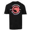 Red Logo T-shirt Crew Neck Short Sleeves Men COMPAGNIE DE CALIFORNIE