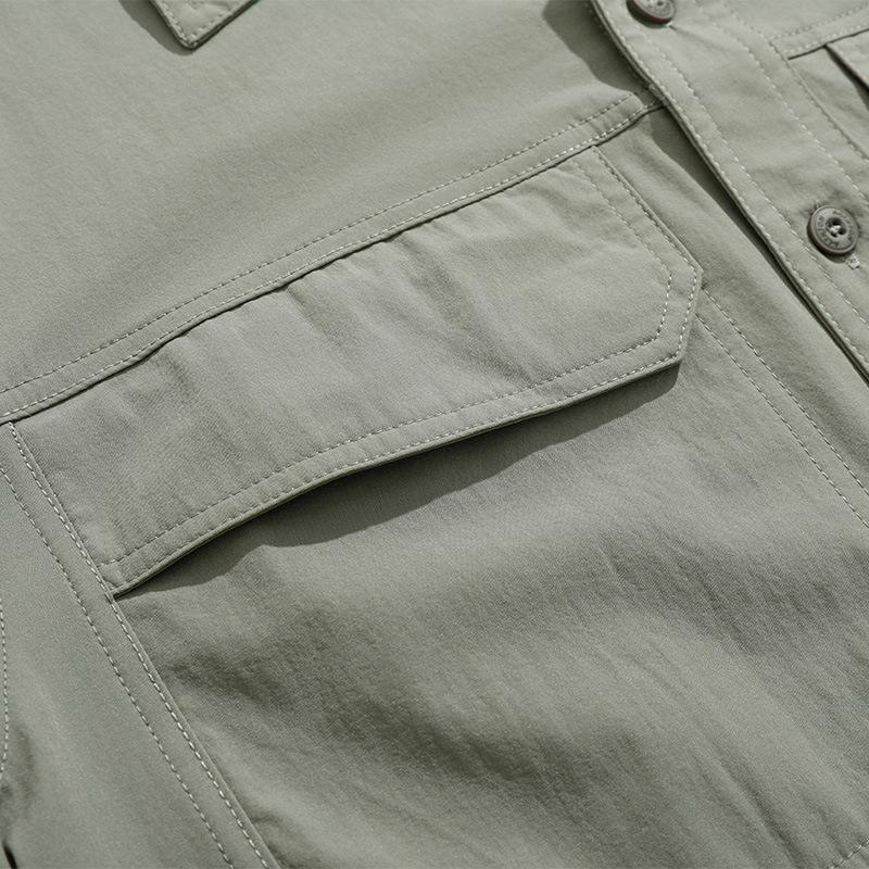 Spring Quick Drying Long Sleeved Shirt, Elastic and Breathable Shirt