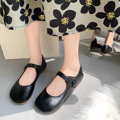 Moda boca rasa bico redondo mocassim sapatos casuais femininos tênis vestido flats mulheres mocassins verão novo gancho e laço pu borracha leisu