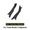for Tesla Model 3 Highland 2024 2025 Rear Trunk Door Sill Protector Cover Anti-scratch Guard Board TPE Protection Accessories