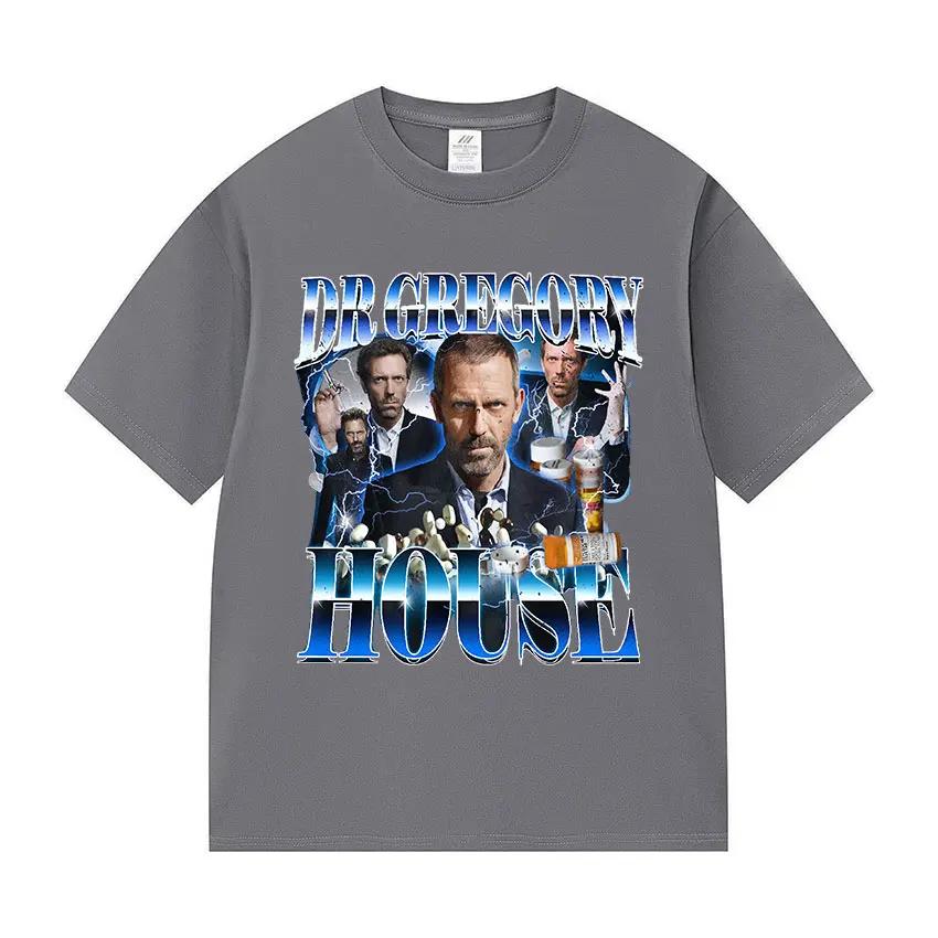 Hot Sale Dr Gregory House Md Funny Poster Graphic Print T-Shirt Men Women Fashion Summer New Tee Cotton Comfortable Soft Loose Casual Oversized Top