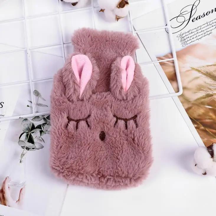 Reusable Winter Warm Heat Hand Warmer PVC Stress Pain Relief Therapy Hot Water Bottle Bags Super Cute Water Injection Water Bags