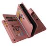 For Samsung Galaxy A56 5G/M56 5G Zipper Wallet Case with 15 Card Slots and Strap Leather Phone Cover