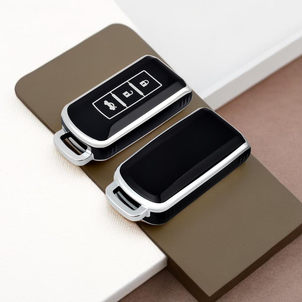 TPU Car Key Case Cover Shell Fob for Mitsubishi Outlander Lancer Eclipse Mirage Keyless Entry Smart Key Case Waterproof
