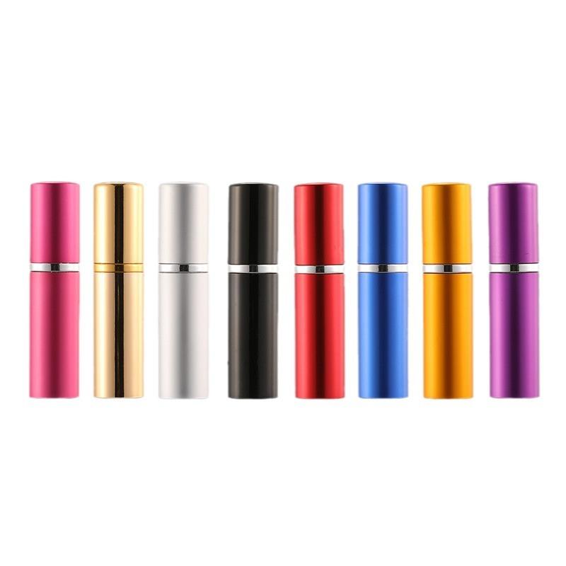 5ml High-Quality Portable Anodized Aluminum Perfume Spray Bottle with Glass Liner