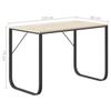 Computer Desk in Black and Oak Look 110 x 60 x 73 cm Engineered Wood