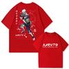 Anime Kasi Naruto Pure Cotton Printed Short-sleeved Tee Shirt Fashion Vintage Casual T-shirt 2026 Summer New Japanese Anime Top