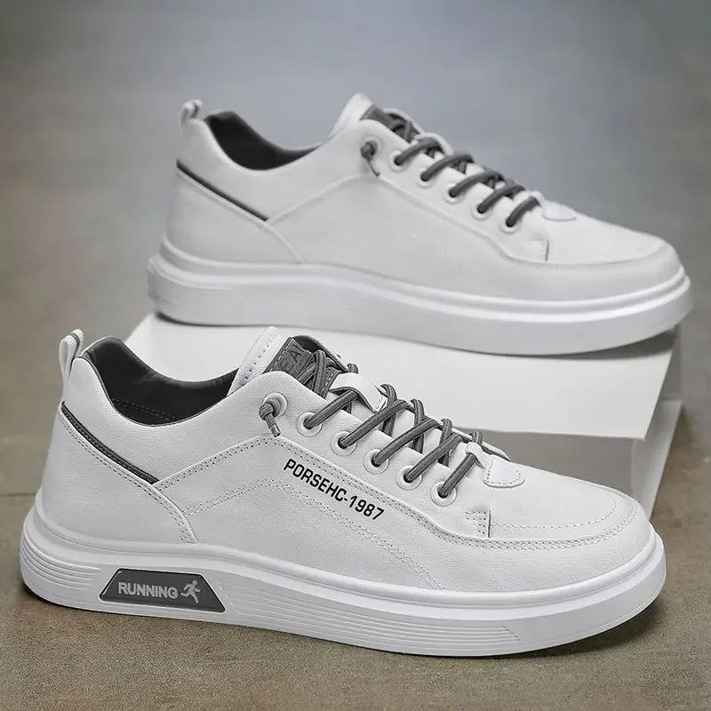 

GOOHOJIO замшевые кожаные мужские мокасины повседневная обувь мужские кроссовки на шнуровке оксфорды обувь для активного отдыха обувь для бега на доске защитная обувь 39 белый