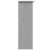 vidaXL BODO Grey Solid Pine Wood Glass Door Cabinet 355079