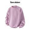 TOM ADAM Retro Lässiges Locker sitzendes Pullover-Sweatshirt
