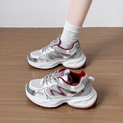 Ultra-light Dad Shoes Spring and Autumn 22 New Ins Thick Sole To Enhance the Value of Running Sports