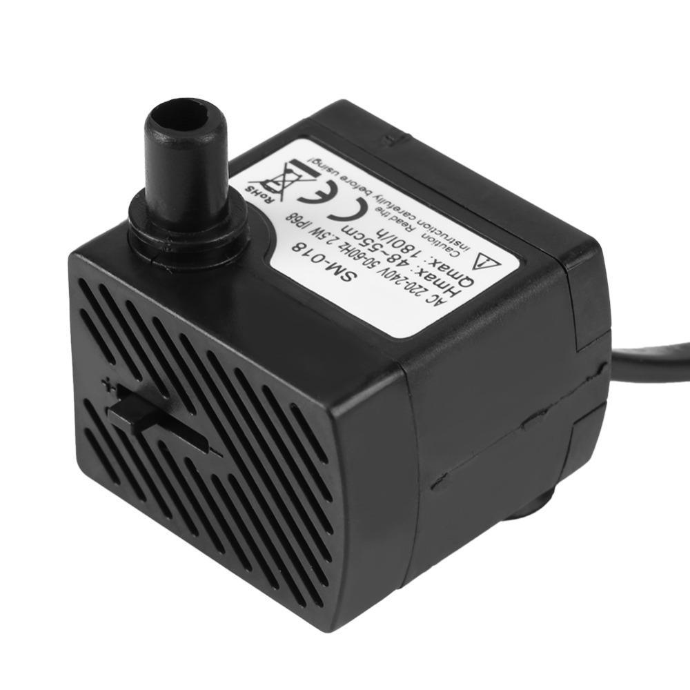 Submersible Design Mini Water Pump Ultra Quiet Operation Aquarium Pump Ultra Quiet Pump  Fish Pond