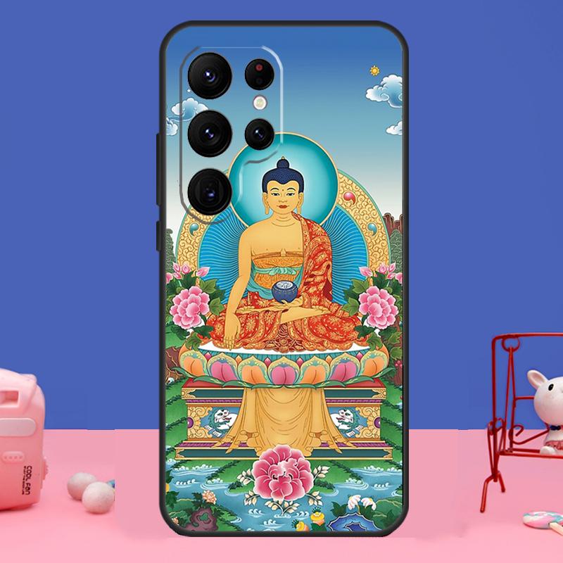 Shakyamuni Buddha Case For Samsung Galaxy S24 S23 S22 Ultra S20 S21 FE Note 20 S8 S9 S10 Note 10 Plus Cover
