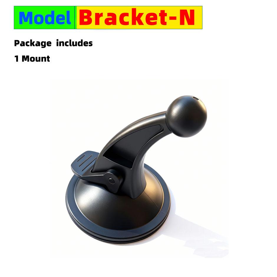 17mm/0.66in Ball Head Suction Cup Mount Holder Bracket Support Windscreen Dashboard Fits for Car Phone Garmin GPS Navigator
