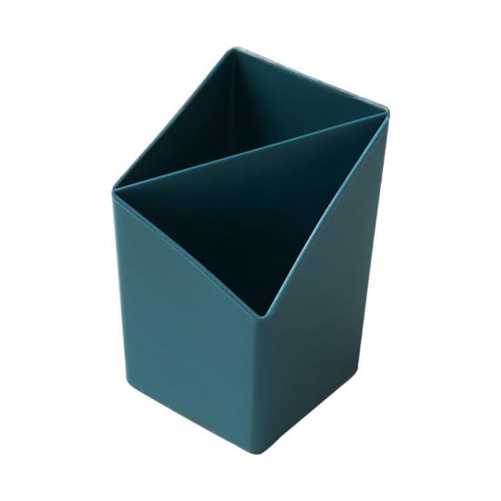 

Офисная настольная подставка, держатель для карандашей, органайзер для канцелярских принадлежностей, ящик для хранения кистей для макияжа синий