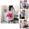 Stitch Plush Cartoon Backpack For Girls Soft Plush Material With Adjustable Straps For Casual Travel
