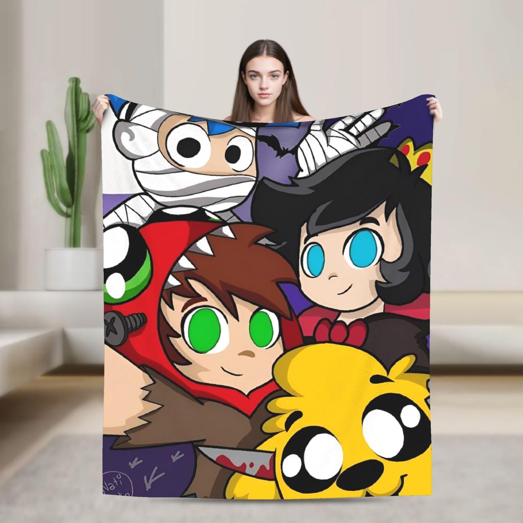 Weiche warme Decke Picknick Mikecracked Mikes Überwurfdecke Flanell Tagesdecke Für Draußen Bequeme Sofa-Bettdecke