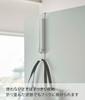 Yamazaki Foldable Door Hanger W2 D20.5 H23.5 cm White Space-Saving Collapsible Easy Install 5514