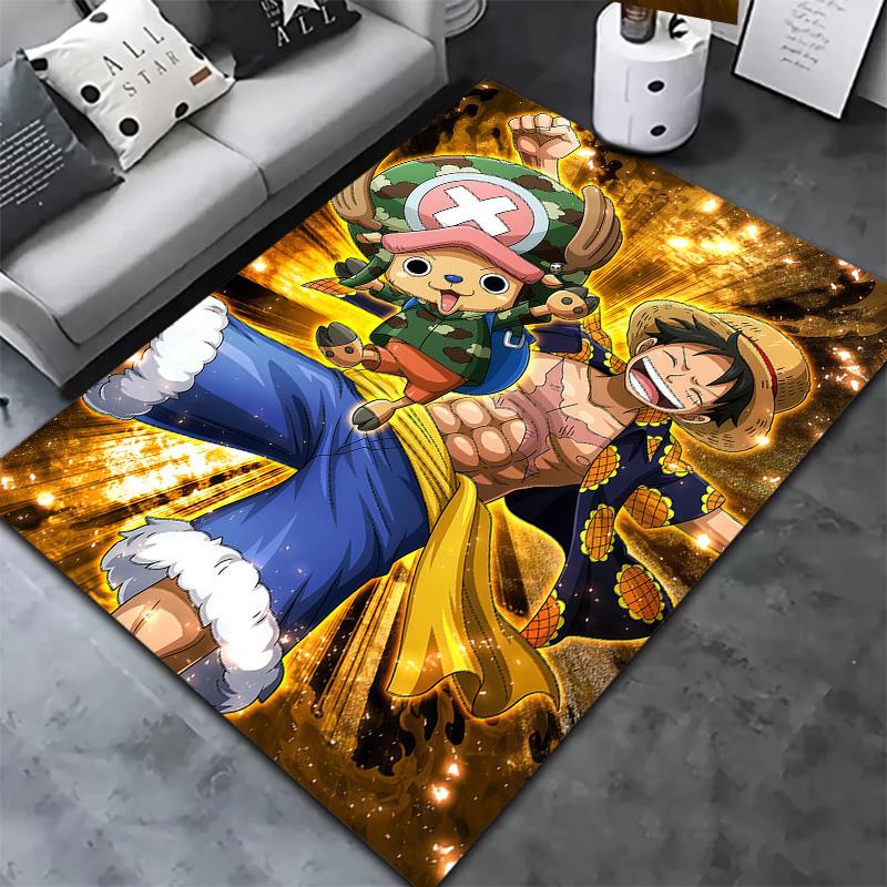 One Piece Monkey D Luffy Carpet Rug For Living Room Bedroom Home Sofa Decoration Kids Play Nonslip Floor Mat