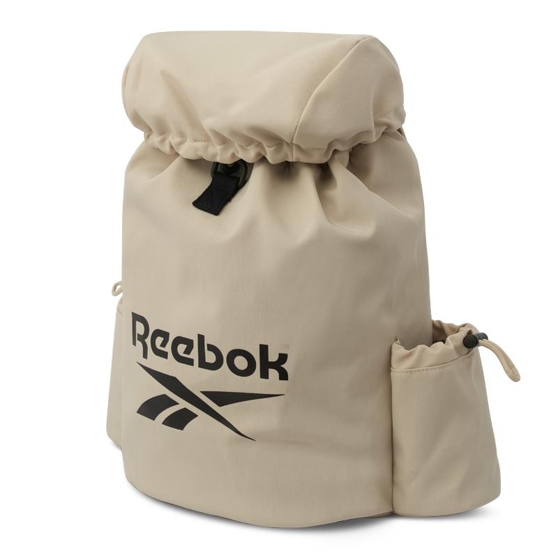 New Reebok Fabric Bucket Bag, Backpack Regular Unisex Black/Olive/Khaki RB230009M