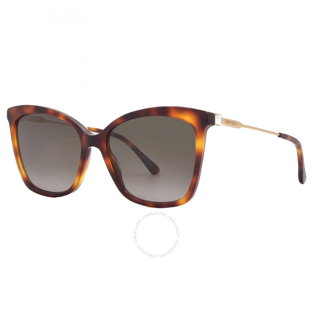 Jimmy Choo Brown Gradient Butterfly LadieS SunglaSSeS Maci S 0086 Ha 55