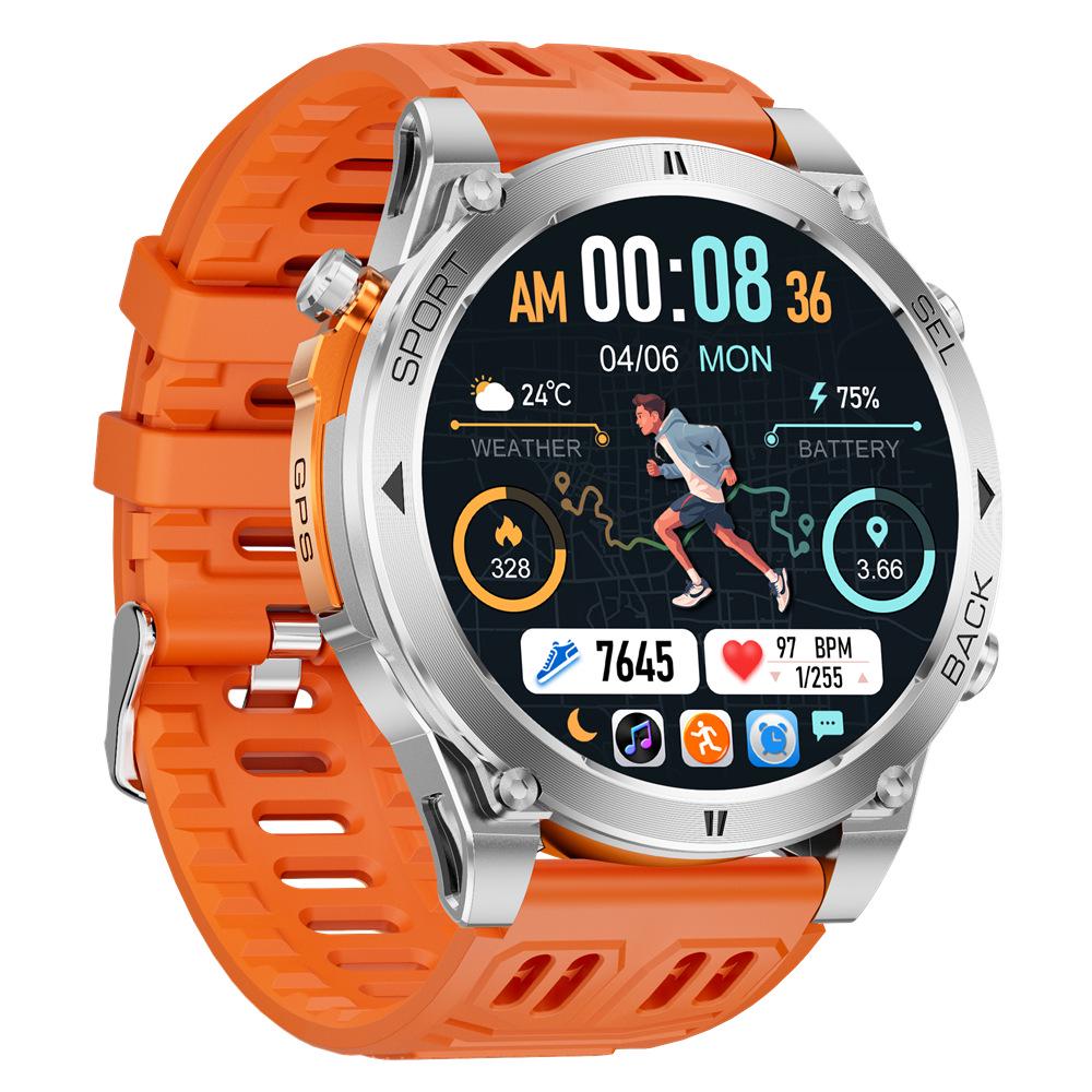 T-RX4 Ultra Smartwatch: 1.7" Screen, 850mAh Battery, GPS, Altitude, Barometer, Compass