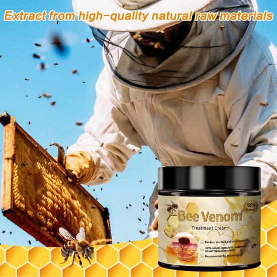 Bee Venom Cilt Onarım Kremi 60g Tüm Cilt Tipleri İçin Nemlendirici Krem Doğal Özler Güvenli İçerikler Cilt Onarım Kremi