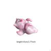 Pig Tea Pet Porcelain Ornament Collectible Home Decor Decorative Creative Ceramic Sculpture for