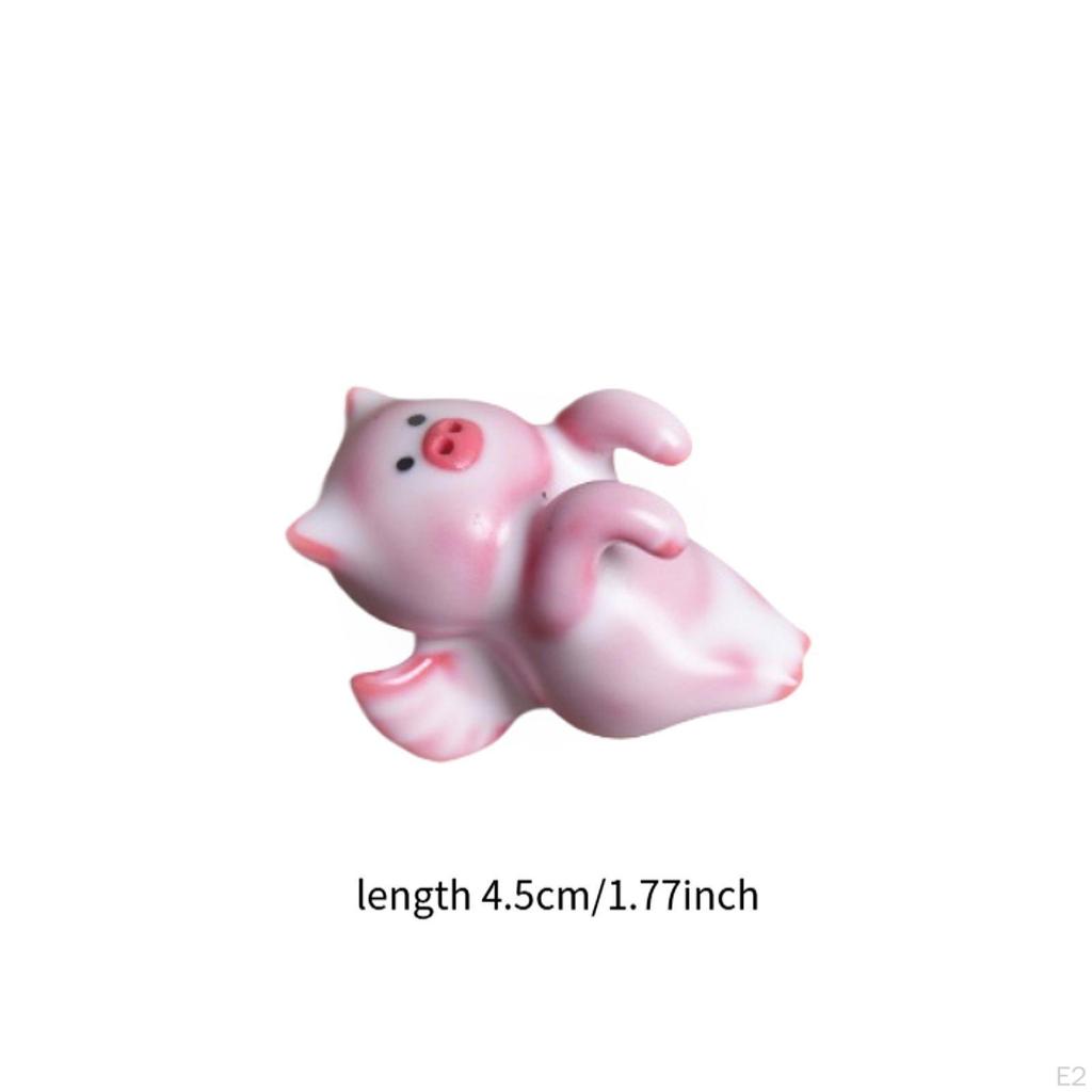 Pig Tea Pet Porcelain Ornament Collectible Home Decor Decorative Creative Ceramic Sculpture for