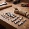 10 Pieces Rope End Clip with Hook Resistant Spring Reliable