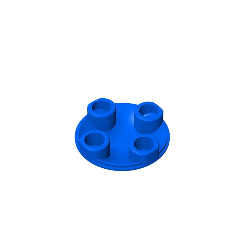 Non-Toxic Moc 10Pcs 2654 Round 2X2 Building Blocks With Rounded Bottom Boat Plate Bricks Particle Puzzle Toy Children Birthday Kid Gifts