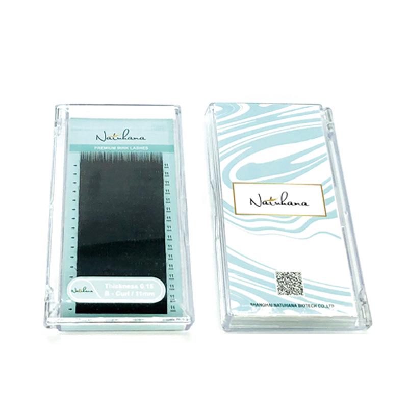 NATUHANA Silk Protein Mink-Like Soft Round False Eyelashes