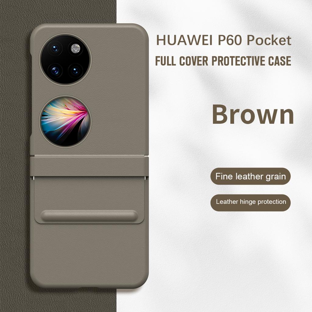 Official Leather Case For Huawei P60 Pocket Case Retro Business Shell Phone Cover For Huawei P60 Pocket Cover