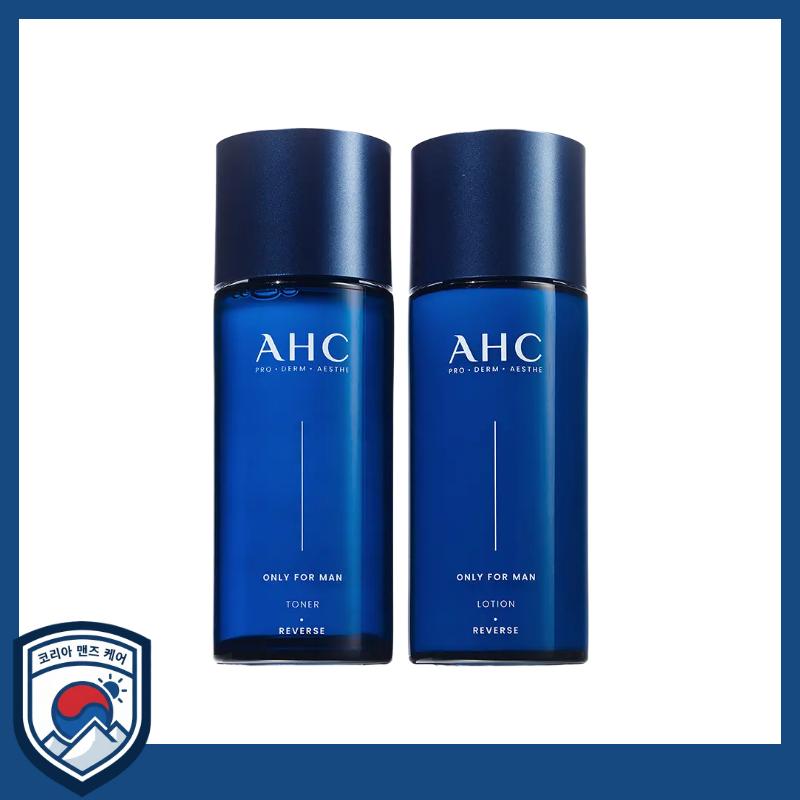 

[AHC] Only For Men Skincare 2-Item Set (Toner 150ml + Lotion 150ml) - Professional Vitalizing Recharge & Soothing Balanced Therapy