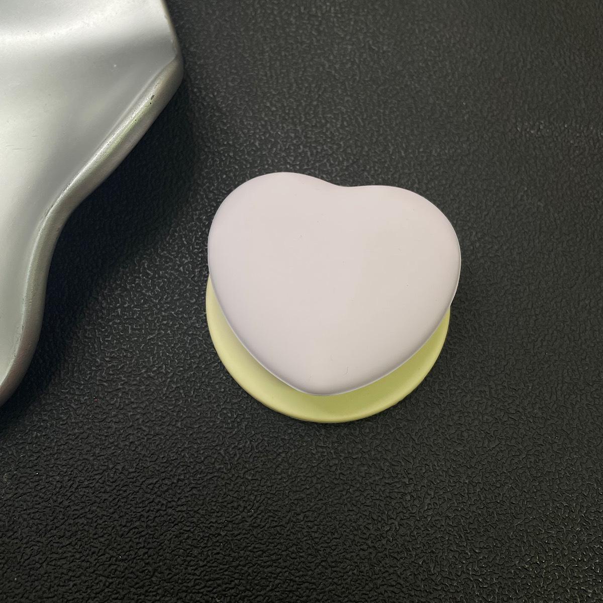 MagSafe Silicone Heart Phone Holder with Retractable Base for Apple and Android