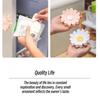 Pink Magnetic Daisy Detachable Sealing Clip Kitchen Refrigerator Sticker Office File Classification Clip Snack Bag Sealing Clip