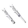 50 Pcs 1.5mm Series Car Splices Wire Terminal Crimp Pin 1-66103-8 1-66101-9 for Connector 206043-1 182649-1 66601-1 66602-1(50 Female 50 Male)