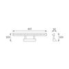 LED Picture Wall Lamp ALBATROS-4 HL6651L 3900K IP20 Chrome