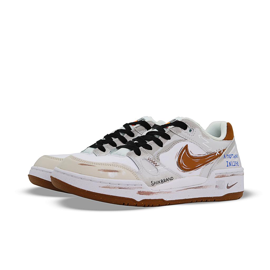 Nike Full Force Abrasion Resistant Support Height Increasing Low top Skateboard Shoes Men's HJ3485-121(Team1651-)