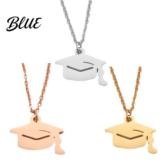 Graduate Pendant Necklace Graduation Cap Unisex Charm for Men Keepsake