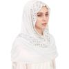 IPENNY Women's Hijab Scarf - Rhinestone Embellished, Soft Lightweight & Versatile for Daily Wear, Prayer, Special Occasions