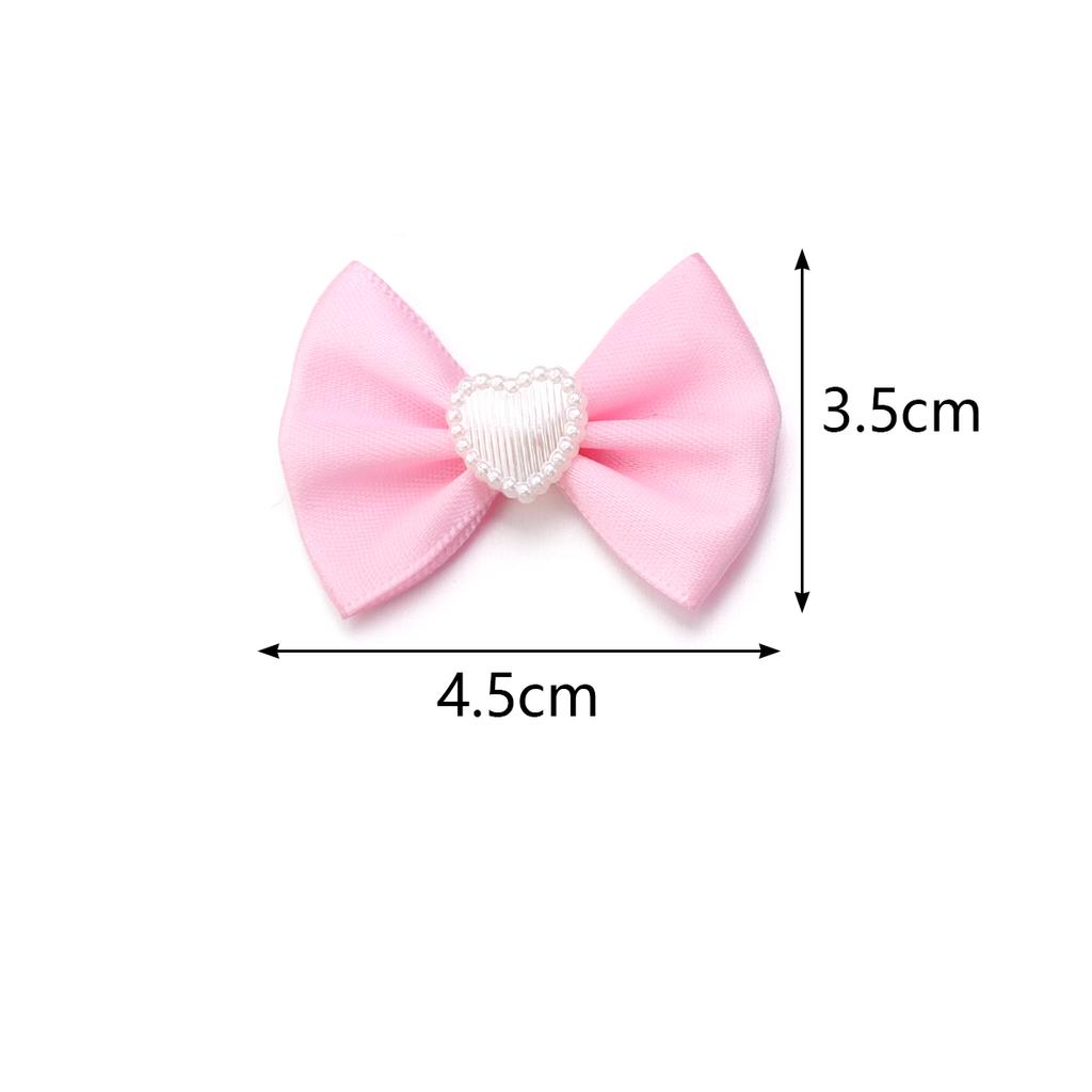 20pcs/lot Sweet Cute Colorful Ribbon Bows Polyester Bow Tie For Kids Girls DIY Jewelry Making Headwear Hairpin Gifts Accessories