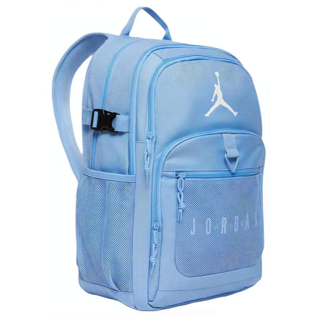 Jordan Logo Design Polyester Backpack Kids Backpacks Blue IQ5331-407