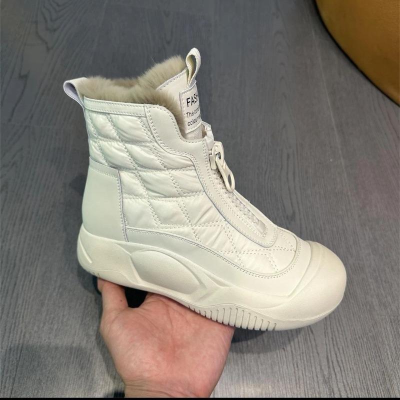 Quality retro versatile snow boots soft-soled waterproof cotton shoes piled thickened warm high-top women's shoes