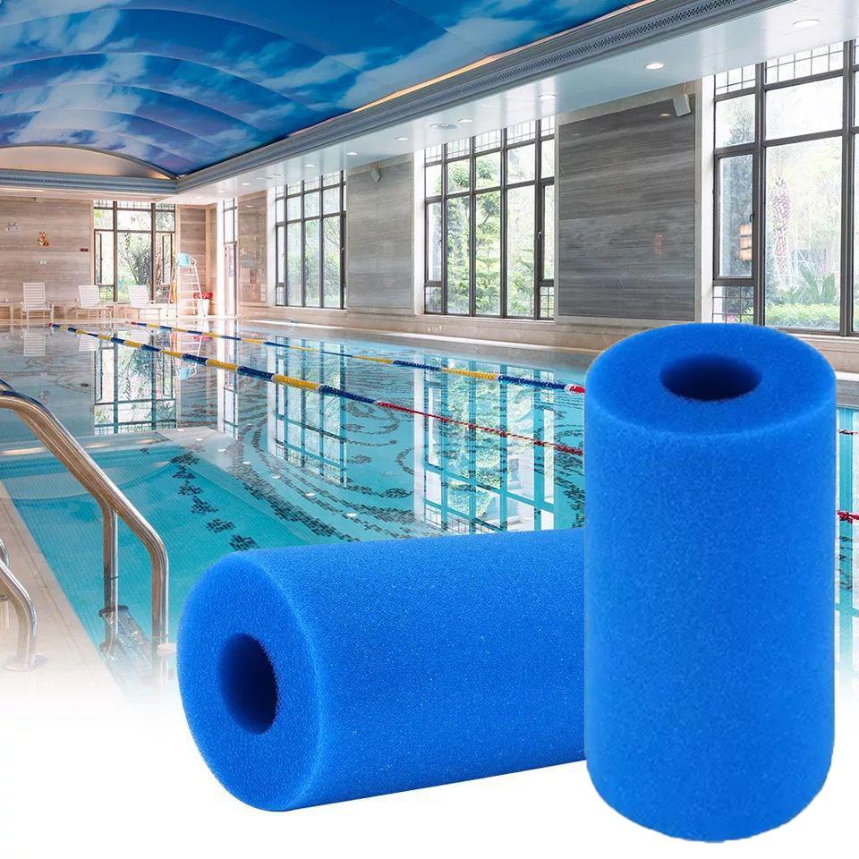 3Pcs Swimming Pool Filter Foam Reusable Washable for Intex S1 Type Pool Filter Sponge Cartridge Suitable Bubble Jetted Pure