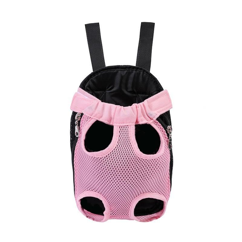 Pet Travel Breathable Backpack With Adjustable Straps For Outdoor Dog Walks