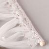 Bedroom Door Miniature Lace Curtain White Fabric Doll Curtain Model  Dollhouse Furniture