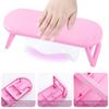Foldable Hand Pillow Holder Professional Nail Art Stand Non slip Manicure Table Mat