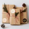 3.8cm Roll Gold Foil Sticker Labels 500pcs 1 inch Gold Decorative Stickers for Scrapbooking Gift Sealing Self-Adhesive Tags